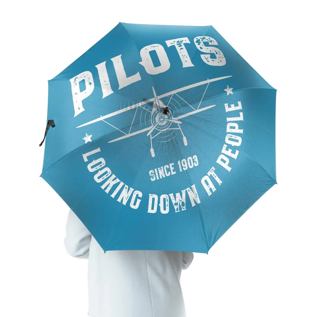 Pilots Looking Down at People Umbrella - view 6