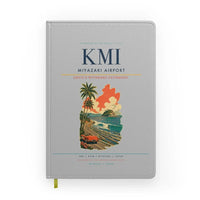 Thumbnail for Miyazaki Airport (KMI) design on light gray notebook