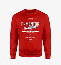 Thumbnail for Tecnam P-Mentor design on red sweatshirt