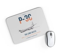 Thumbnail for P-3C Orion design on light gray rectangle mouse pad