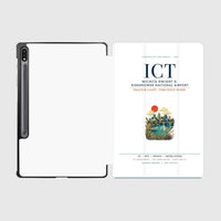 Thumbnail for Wichita Dwight D. Eisenhower National Airport (ICT) design on white samsung tablet tablet case
