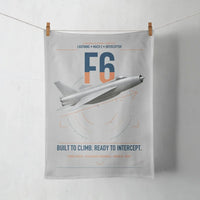 Thumbnail for English Electric Lightning F6 design on light gray towel