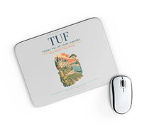 Thumbnail for Tours Val de Loire Airport (TUF) design on light gray rectangle mouse pad