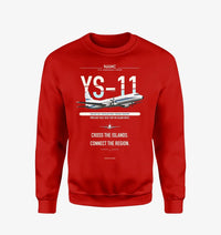 Thumbnail for NAMC YS-11A design on red sweatshirt