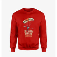 Thumbnail for The Canopy Opens A Second Horizon design on red sweatshirt
