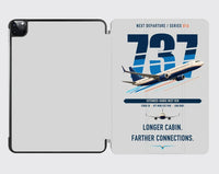 Thumbnail for Boeing 737-900ER design on light gray ipad tablet case