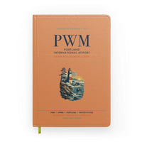 Thumbnail for Portland International Jetport (PWM) design on orange notebook