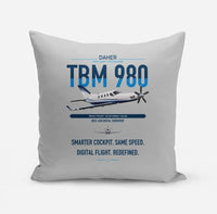 Thumbnail for Daher TBM 980 design on light gray pillow