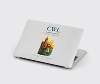 Thumbnail for Cardiff Airport (CWL) design on light gray MacBook case