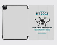 Thumbnail for Inspired Flight IF1200A design on light gray ipad tablet case