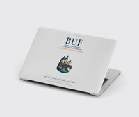 Thumbnail for Buffalo Niagara International Airport (BUF) design on light gray MacBook case