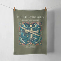 Thumbnail for VINTAGE G4018 - The Atlantic Solo - Designed Towels design on greenarmy