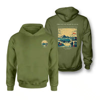 Thumbnail for VINTAGE G4357 - The Polar Night Watch - Double-Side Hoodie design on greenarmy double side