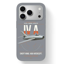 Thumbnail for Dassault Mystère IV A design on gray magsafe iphone case, for iPhone 17 Pro