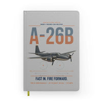 Thumbnail for A-26B Invader design on light gray notebook