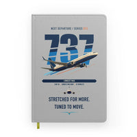 Thumbnail for Boeing 737 MAX 10 design on light gray notebook
