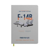 Thumbnail for F-14B Tomcat Power The Fleet design on light gray notebook