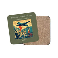 Thumbnail for The High Pasture Doctor - Designed Coasters design on green army 1-piece