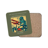 Thumbnail for The Grain Elevator Waypoint - Designed Coasters design on green army 1-piece