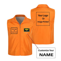 Thumbnail for Customisable Name with DOUBLE LOGO Vest - view 6