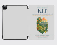 Thumbnail for Kertajati International Airport (KJT) design on light gray ipad tablet case