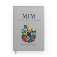 Thumbnail for Maputo International Airport (MPM) design on light gray notebook