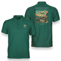 Thumbnail for VINTAGE G4325 - The Meadow Circuit - Double-Side Polo T-Shirt design on green