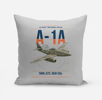 Thumbnail for Messerschmitt Me 262A-1a design on light gray pillow
