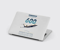 Thumbnail for Bombardier Challenger 600 design on light gray MacBook case