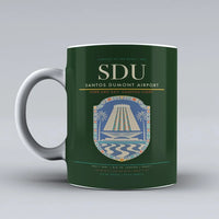 Thumbnail for Dumont Airport SDU Mug design on dark green santos