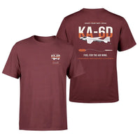 Thumbnail for KA-6D Intruder design on dark red double-side t-shirt, double-side print