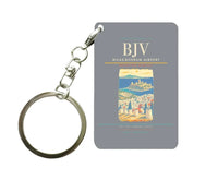 Thumbnail for Milas-Bodrum Airport BJV Key Chain design on gray key chain