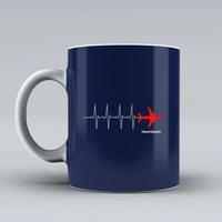 Thumbnail for Customisable Aviation Heartbeats Mug - view 6
