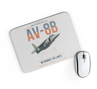 Thumbnail for AV-8B Harrier II design on light gray rectangle mouse pad