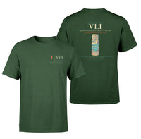 Thumbnail for Bauerfield International Airport (VLI) design printed on dark green double-side t-shirt