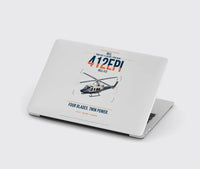 Thumbnail for Bell 412EPI design on light gray MacBook case