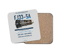 Thumbnail for FJ33-5A design on light gray 1 piece coaster