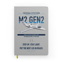 Thumbnail for Cessna Citation M2 Gen2 design on light gray notebook