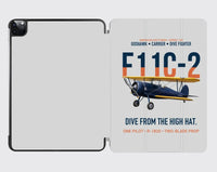 Thumbnail for F11C-2 Goshawk Dive from the High Hat design on light gray ipad tablet case