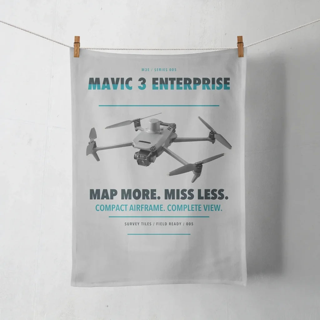 DJI Mavic 3 Enterprise design on light gray towel