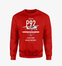 Thumbnail for Tecnam P92 Echo MkII design on red sweatshirt