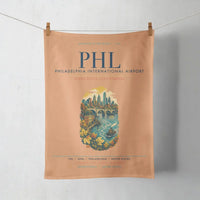 Thumbnail for Philadelphia International Airport (PHL) design on orange towel