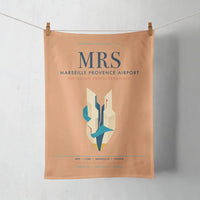 Thumbnail for Marseille Provence Airport (MRS) design on orange towel
