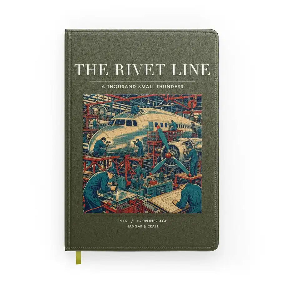 VINTAGE G4170 - The Rivet Line - Designed Notebooks design on greenarmy