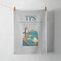 Thumbnail for Vincenzo Florio Airport Trapani-Birgi (TPS) design on light gray towel