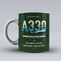 Thumbnail for A330 MRTT+ Mug design on dark green airbus