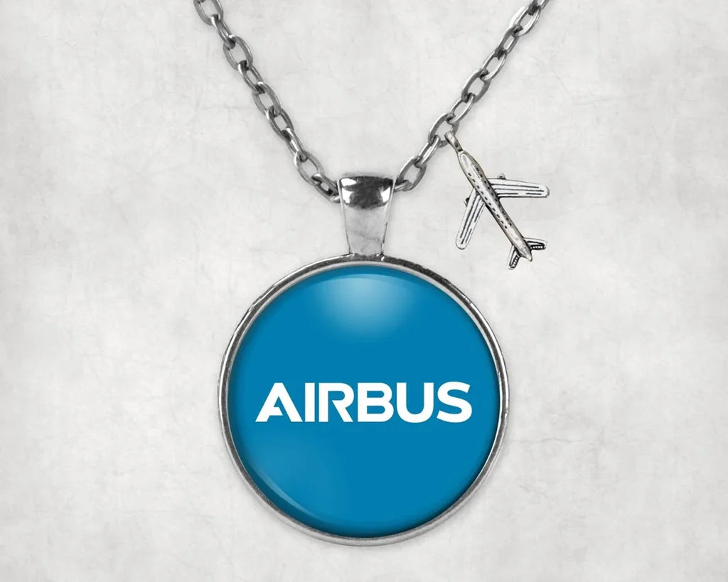 Airbus & Text Necklace - view 6