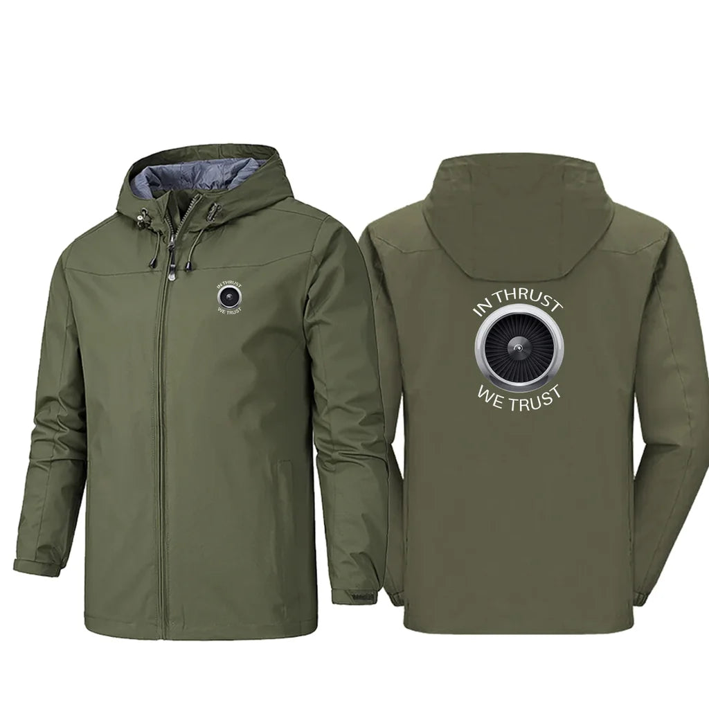 Thrust We Trust Rain Jacket - view 6
