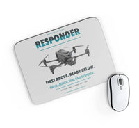 Thumbnail for BRINC Responder design on light gray rectangle mouse pad