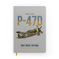Thumbnail for P-47D Thunderbolt Razorback design on light gray notebook